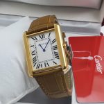 Cartier Leather Watches (Battery Powered)