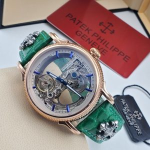 Patek Philippe Transparent Leather Watches (Automatic)