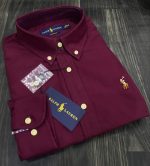 OXFORD PLAIN POLO RALPH LAUREN SHIRT. - Image 3