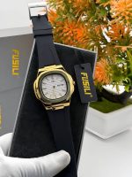 Fusili Rubber Strap Watch with Day & Date Display - Image 3