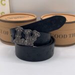 Luxury Designer Leather Belt - Image 5