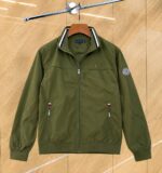 Men's Classic Polyester Zip-Up Jacket - Image 8