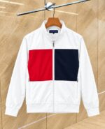 Men's Classic Polyester Zip-Up Jacket - Image 4