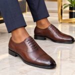 DINO VERRATTI LUXURY BROGUE LACE-UP DRESS SHOE - Image 2