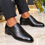 DINO VERRATTI LUXURY BROGUE LACE-UP DRESS SHOE - Image 4